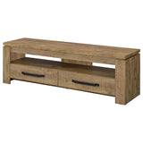  Coaster Furniture Elkton 701980 2-Drawer Engineered Wood 59" TV Stand - Mango IMAGE 4