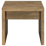  Coaster Furniture Lynette 704127 Square Engineered Wood End Table - Mango IMAGE 3