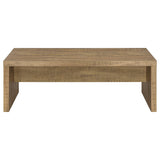  Coaster Furniture Lynette 704128 Rectangular Engineered Wood Coffee Table - Mango IMAGE 3