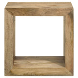  Coaster Furniture Benton 704837 Rectangular Solid Wood End Table - Natural IMAGE 3