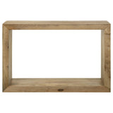  Coaster Furniture Benton 704839 Rectangular Solid Wood Sofa Console Table - Natural IMAGE 3