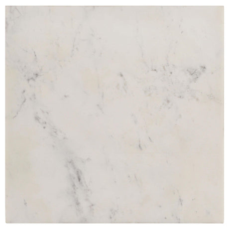  Coaster Furniture Tobin 707697 Square Marble Top End Table - White and Black IMAGE 4