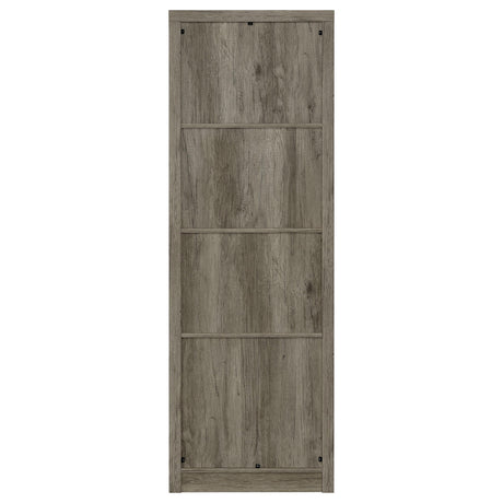  Coaster Furniture Burke 707726 3-shelf Engineered Wood Media Tower - Grey Driftwood IMAGE 7