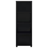  Coaster Furniture Jupiter 707756 3-shelf Engineered Wood Media Tower - Black IMAGE 4
