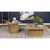  Coaster Furniture Devar 708067 Square Engineered Wood End Table - Mango Brown IMAGE 5