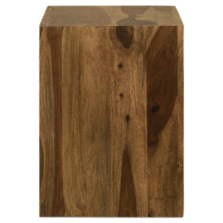  Coaster Furniture Odilia 708417 Rectangular Solid Wood End Table - Auburn IMAGE 4