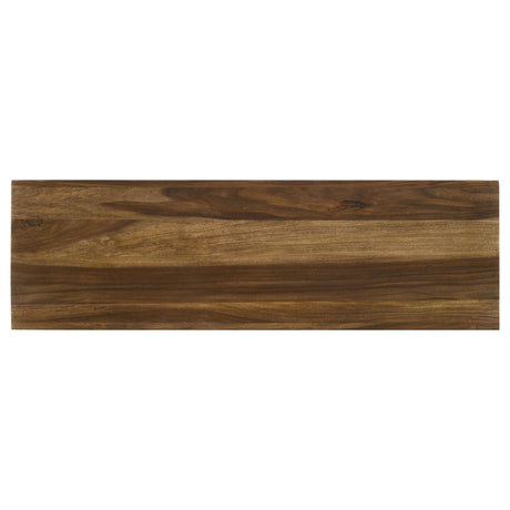  Coaster Furniture Odilia 708419 Rectangular Solid Wood Entryway Console Table - Auburn IMAGE 5