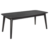  Coaster Furniture Radley 708490 3-piece Rectangular Coffee Table Set - Black IMAGE 6