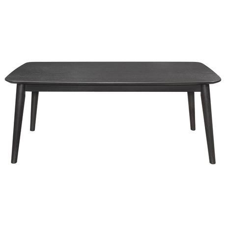  Coaster Furniture Radley 708490 3-piece Rectangular Coffee Table Set - Black IMAGE 7