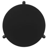  Coaster Furniture Cordova 709677 Round Solid Wood End Table - Black IMAGE 4