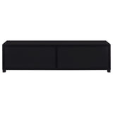  Coaster Furniture Jupiter 736303 4-door Engineered Wood 79-inch TV Stand - Black IMAGE 8