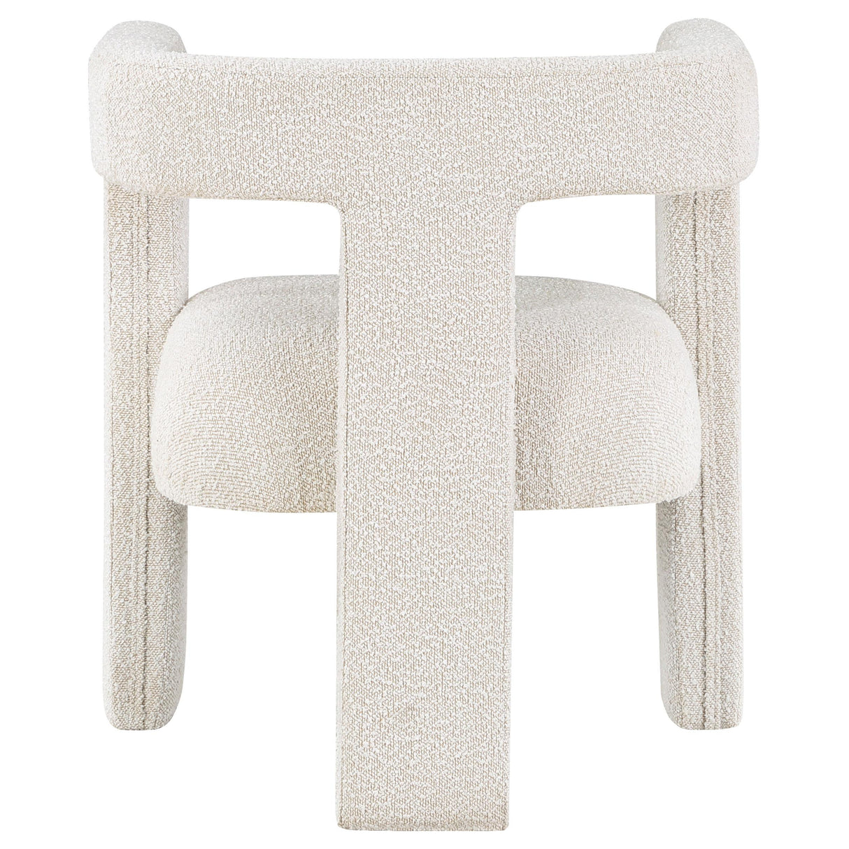  Coaster Furniture Petra 902881 Boucle Upholstered Accent Side Chair - White IMAGE 7