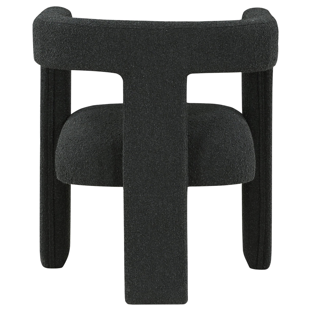  Coaster Furniture Petra 902882 Boucle Upholstered Accent Side Chair - Black IMAGE 6