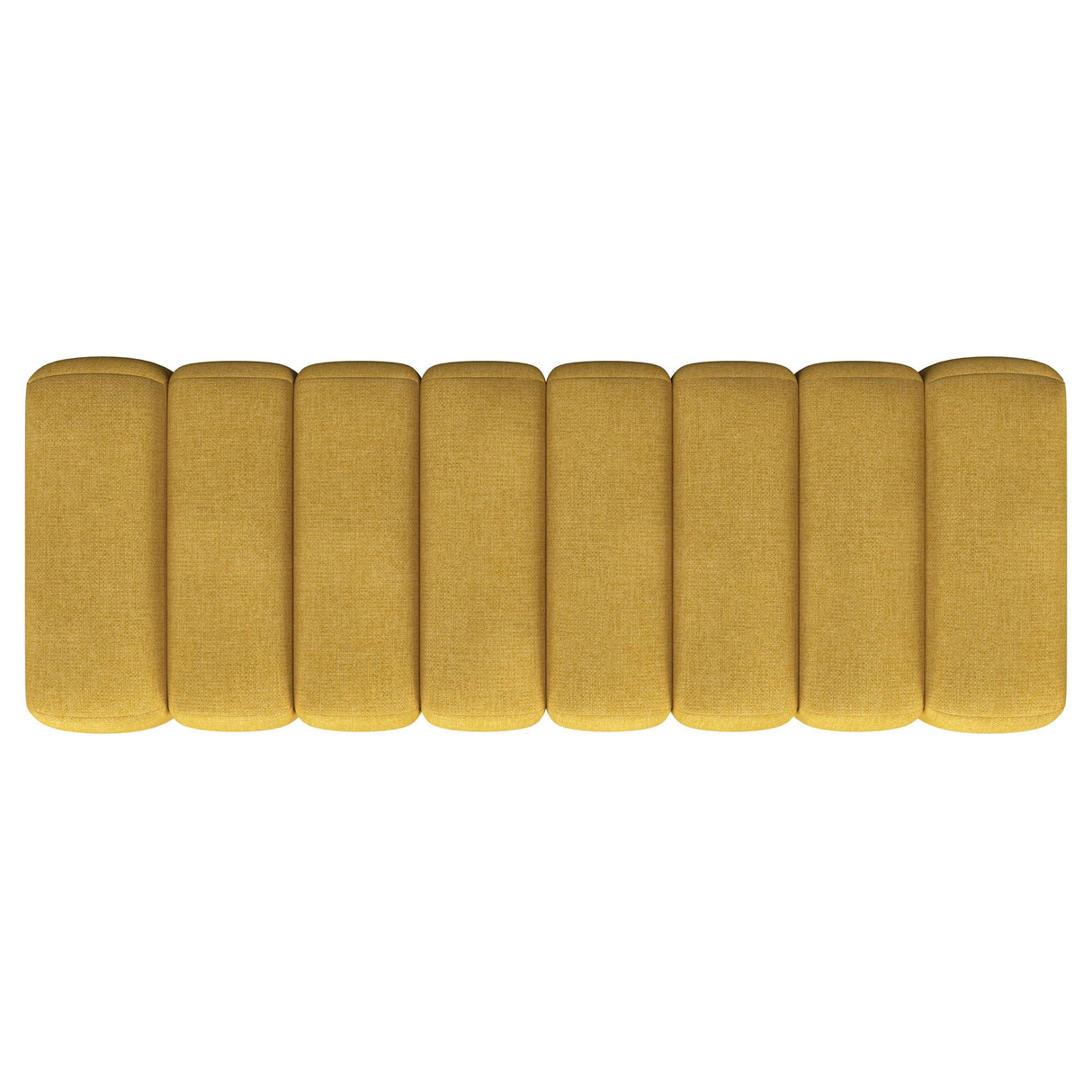  Coaster Furniture Summer 910292 Fabric Upholstered Tufted Accent Bench - Mustard Yellow IMAGE 6