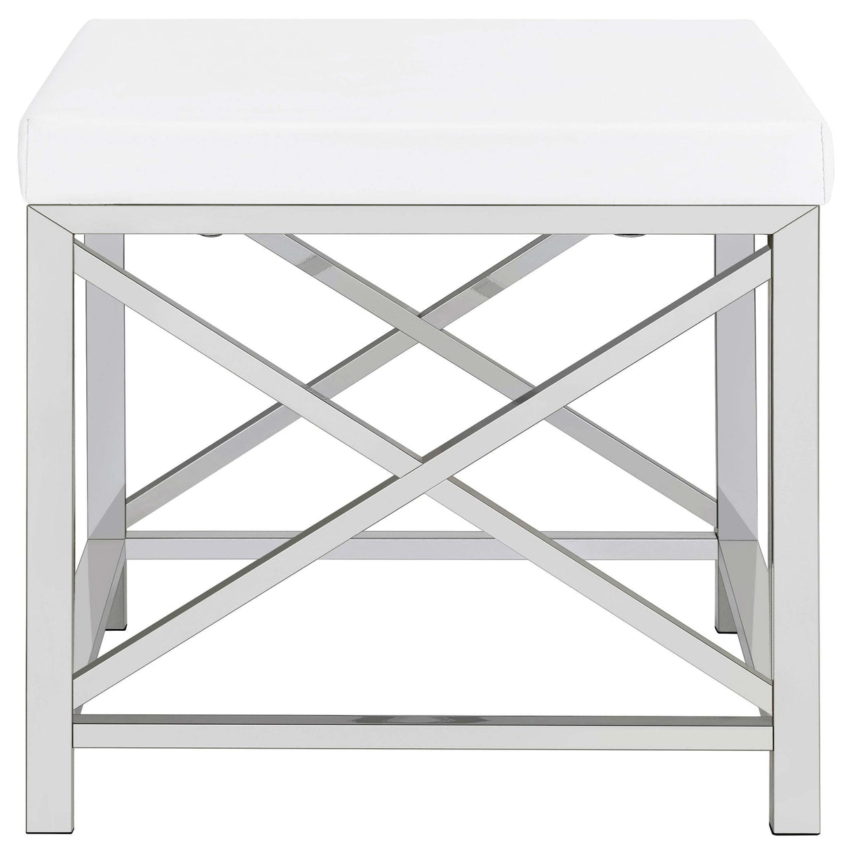  Coaster Furniture Eliza 936164 Vanity Set with Lighting & Stool - White and Chrome IMAGE 20