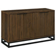  Coaster Furniture Ryatt 950393 4-door Engineered Wood Accent Cabinet - Dark Pine IMAGE 1