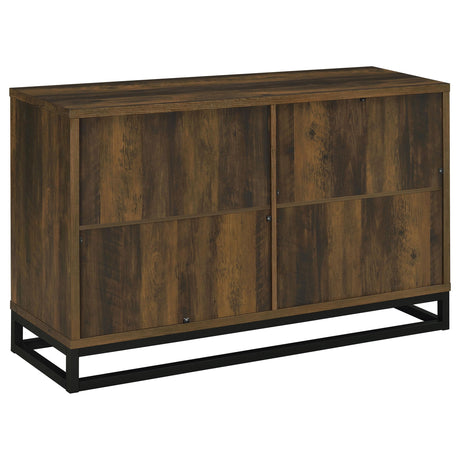  Coaster Furniture Ryatt 950393 4-door Engineered Wood Accent Cabinet - Dark Pine IMAGE 7