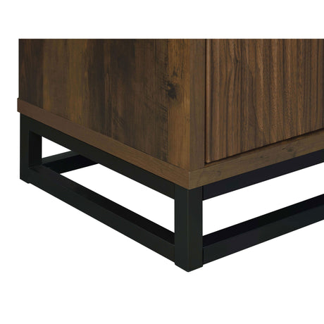  Coaster Furniture Ryatt 950393 4-door Engineered Wood Accent Cabinet - Dark Pine IMAGE 9