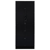  Coaster Furniture Cabra 950398 4-door LED Curio Display Cabinet - Black High Gloss IMAGE 10