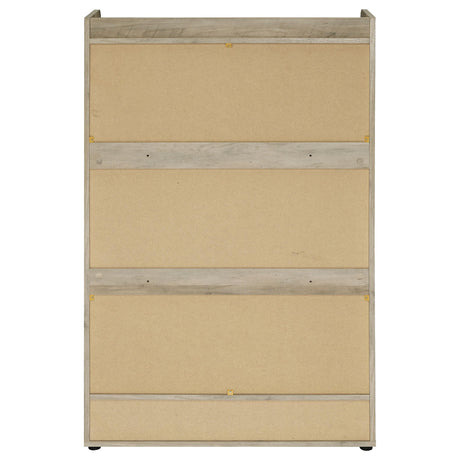  Coaster Furniture Denia 950404 3-tier Engineered Wood Shoe Cabinet - Grey IMAGE 9
