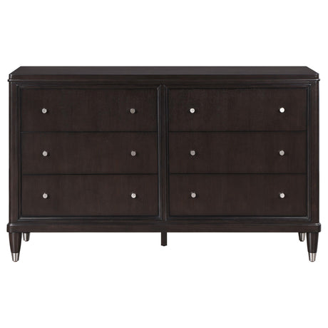  Coaster Furniture Emberlyn 223063 6-Drawer Dresser - Brown IMAGE 2