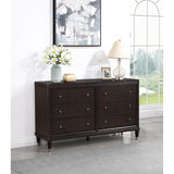  Coaster Furniture Emberlyn 223063 6-Drawer Dresser - Brown IMAGE 9