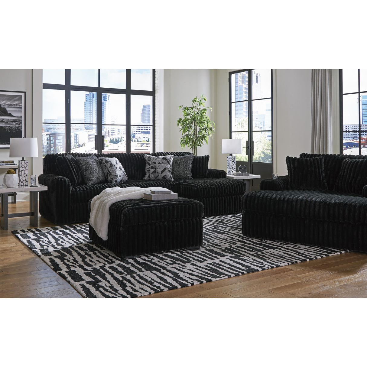  Signature Design by Ashley Midnight-Madness 9810315 Oversized Chaise IMAGE 8
