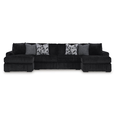  Signature Design by Ashley Midnight-Madness 98103S5 3 pc Sectional with Chaise IMAGE 1
