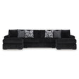  Signature Design by Ashley Midnight-Madness 98103S5 3 pc Sectional with Chaise IMAGE 1