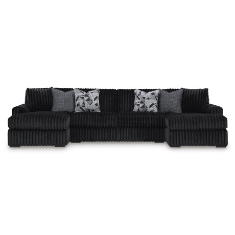  Signature Design by Ashley Midnight-Madness 98103S5 3 pc Sectional with Chaise IMAGE 1