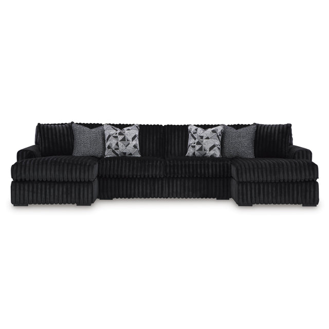  Signature Design by Ashley Midnight-Madness 98103S5 3 pc Sectional with Chaise IMAGE 1