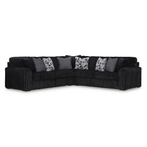  Signature Design by Ashley Midnight-Madness 98103S6 3 pc Sectional IMAGE 1