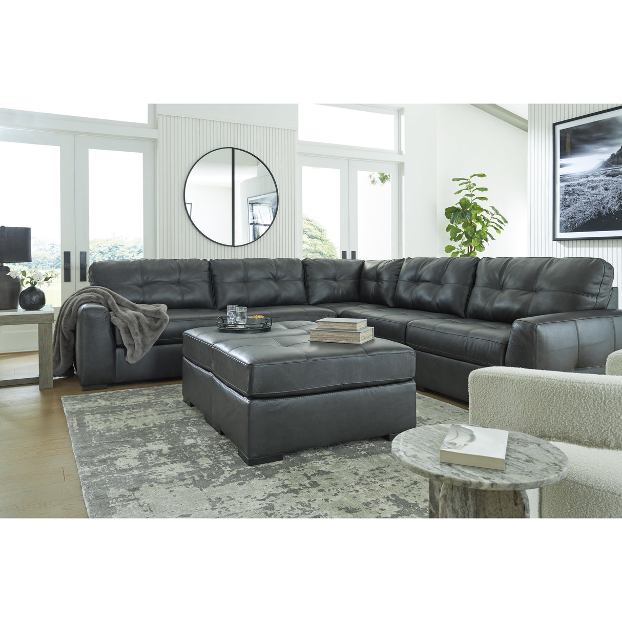  Signature Design by Ashley Brindley Pier 9950308 Oversized Accent Ottoman IMAGE 2