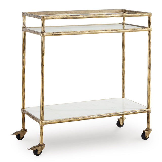 Signature Design by Ashley Plattfield A4000625 Bar Cart IMAGE 1