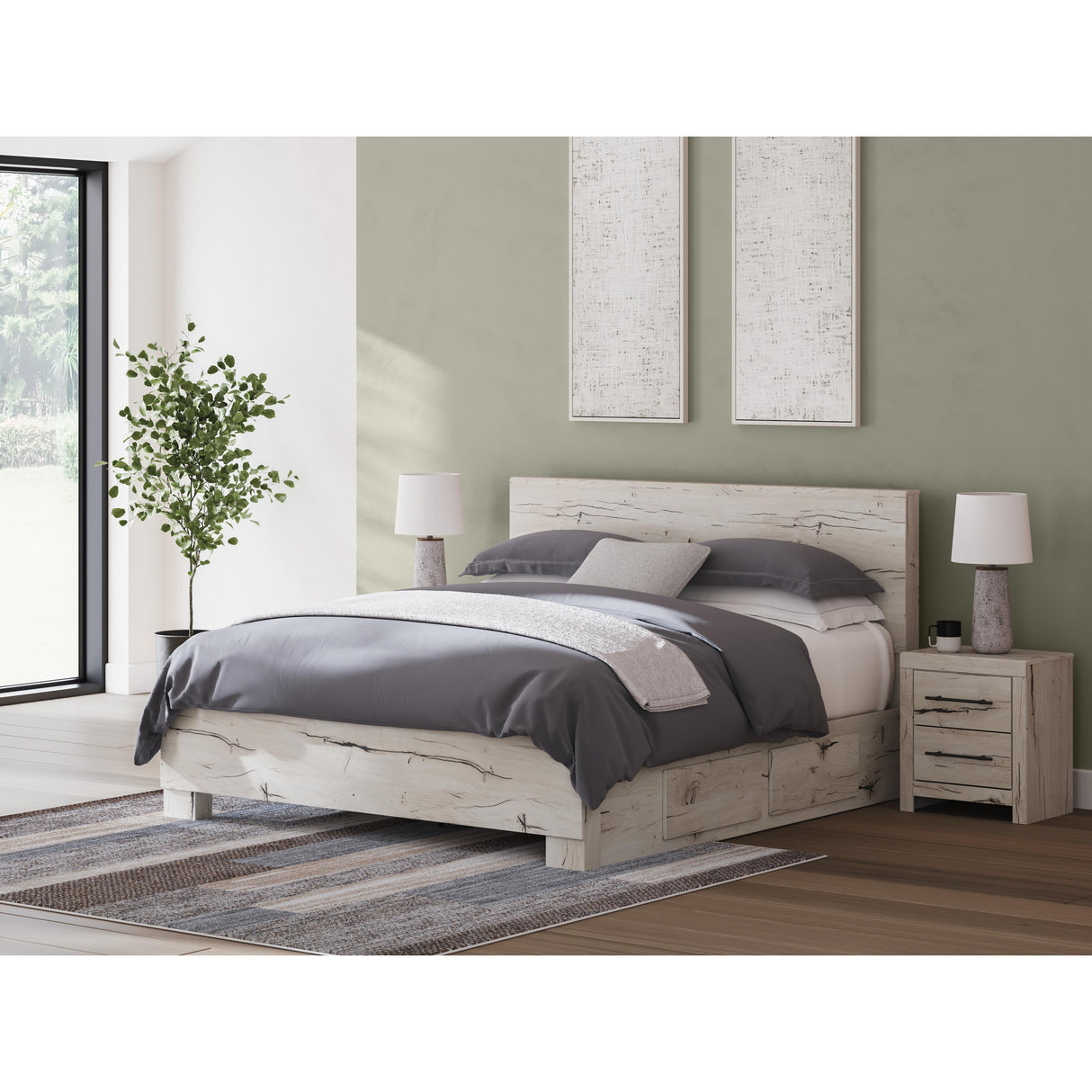  Signature Design by Ashley Lawroy B2310B12 King Panel Bed with Storage IMAGE 8