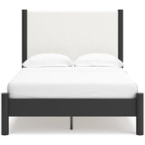  Signature Design by Ashley Cadmori B2616B3 Full Upholstered Panel Bed IMAGE 2