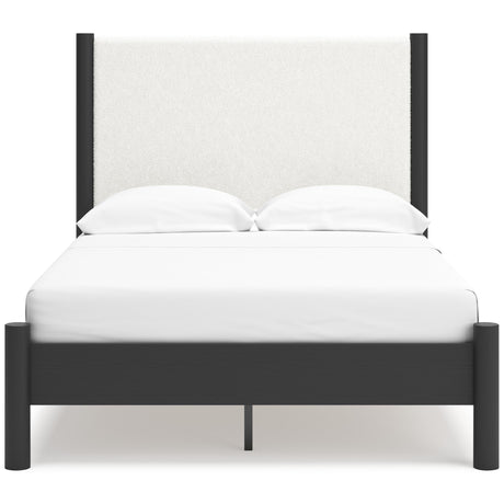  Signature Design by Ashley Cadmori B2616B3 Full Upholstered Panel Bed IMAGE 2