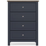  Signature Design by Ashley Landocken B414-45 Four Drawer Chest IMAGE 3