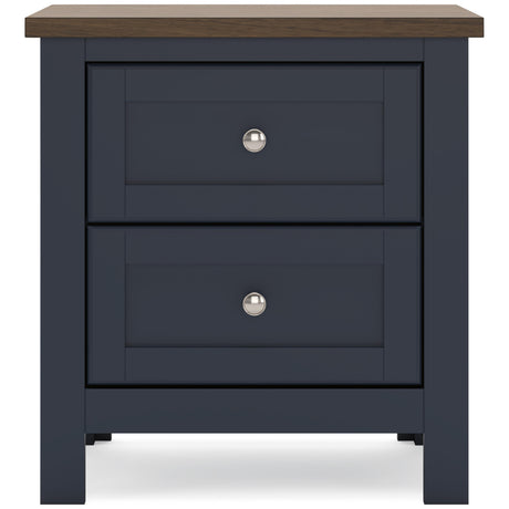  Signature Design by Ashley Landocken B414-92 Two Drawer Night Stand IMAGE 3