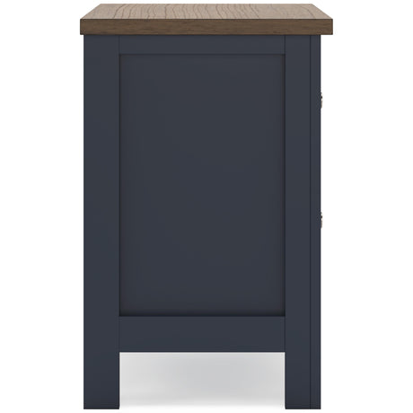  Signature Design by Ashley Landocken B414-92 Two Drawer Night Stand IMAGE 4