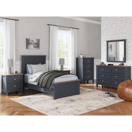  Signature Design by Ashley Landocken B414B2 Twin Panel Bed IMAGE 9