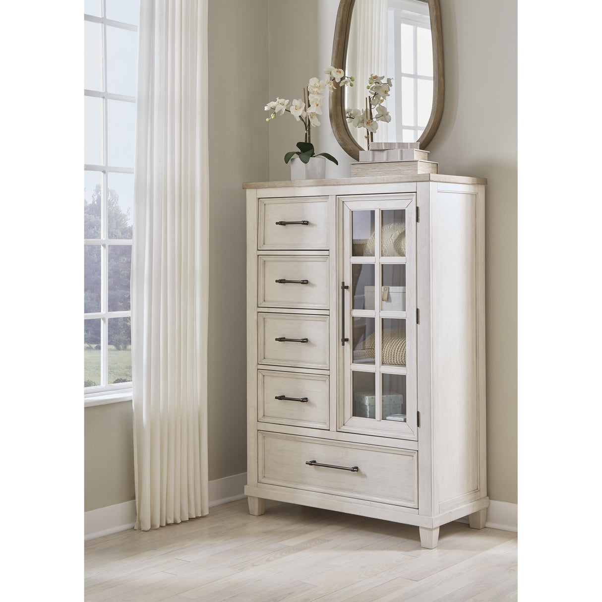  Benchcraft Shaybrock B683-48 Door Chest IMAGE 5