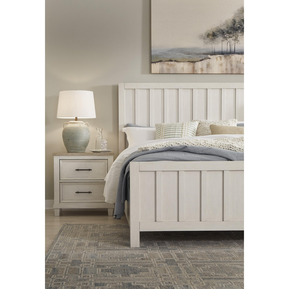  Benchcraft Shaybrock B683-92 Two Drawer Night Stand IMAGE 10