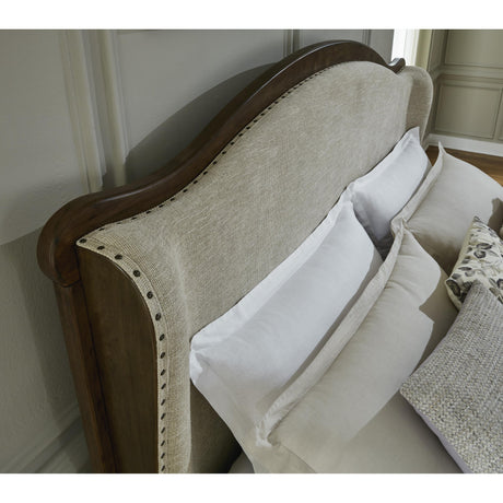  Benchcraft Sturlayne B787B2 Queen Upholstered Panel Bed IMAGE 5