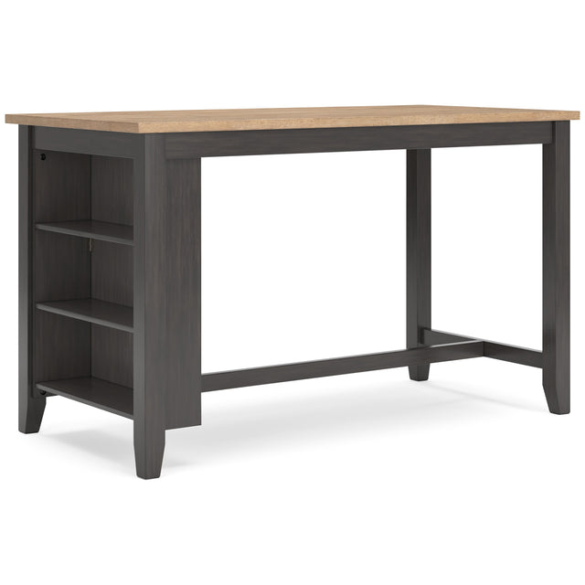  Signature Design by Ashley Gesthaven D396-13 Rectangular Dining Room Counter Table IMAGE 1