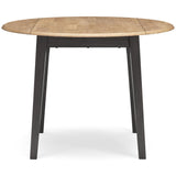  Signature Design by Ashley Gesthaven D396-15 Round Dining Room Drop Leaf Table IMAGE 3