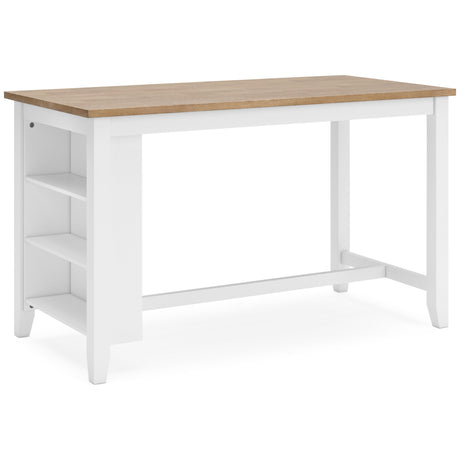  Signature Design by Ashley Gesthaven D398-13 Rectangular Dining Room Counter Table IMAGE 1