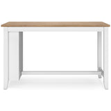  Signature Design by Ashley Gesthaven D398-13 Rectangular Dining Room Counter Table IMAGE 2