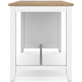  Signature Design by Ashley Gesthaven D398-13 Rectangular Dining Room Counter Table IMAGE 4