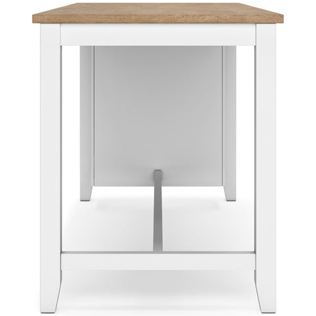  Signature Design by Ashley Gesthaven D398-13 Rectangular Dining Room Counter Table IMAGE 4